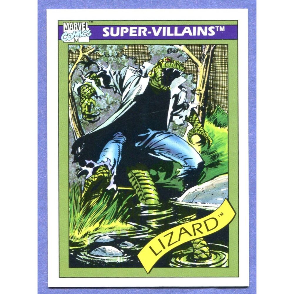 1990 Marvel Universe Card #67 Lizard